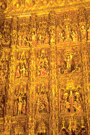 Der Hauptaltar in der Kathedrale in Sevilla